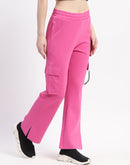 mSECRET Pink Wide-Leg Cotton Cargo Pants