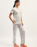 mSECRET Printed Mint Nightsuit Set