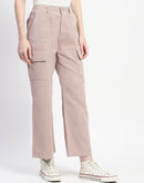 Madame Relax Fit Straight Khaki Cargo Pants