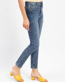 Madame Slim Fit Blue Denim Jeans