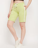 mSECRET Lime Typography  Cotton Shorts