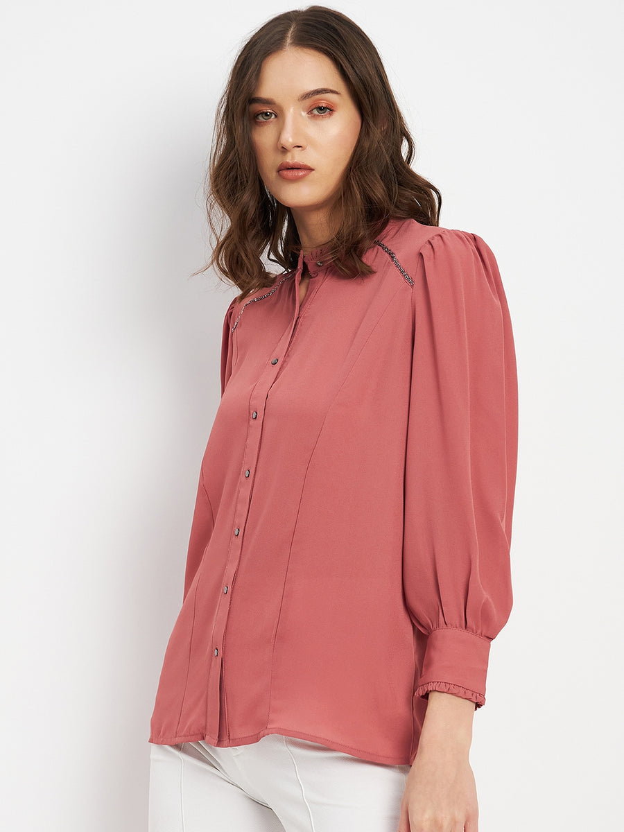 Madame Pink Solid Top