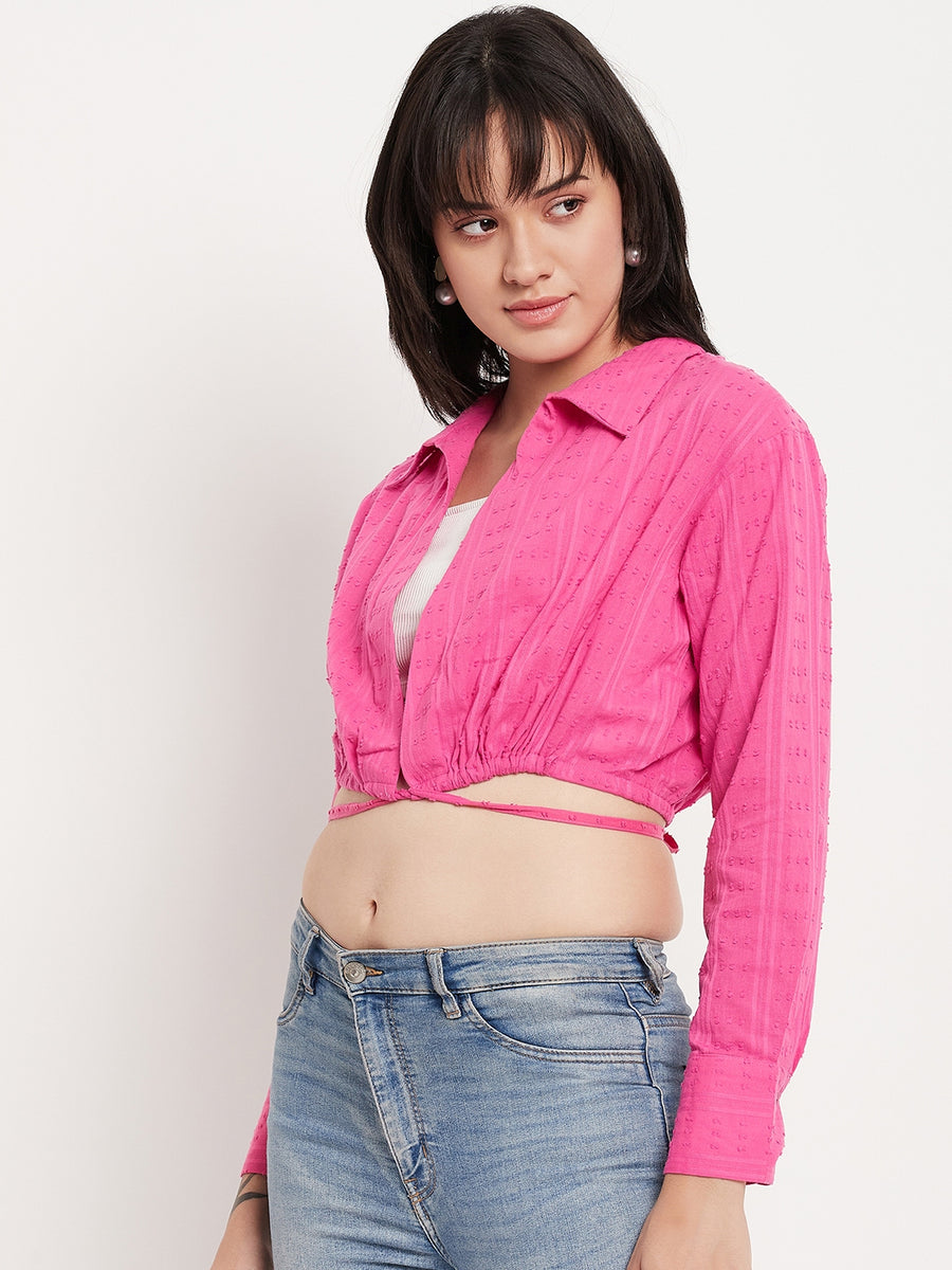 Camla Pink Shirts For Women