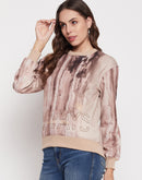 Madame Beige Tie-Dye Sweatshirt