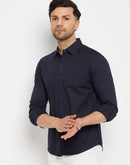 Camla Navy Shirts For Men