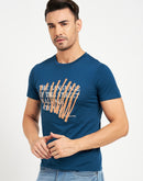 Camla Navy T- Shirt For Men