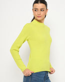 Madame Mock Neck Lemon Yellow Skeeve