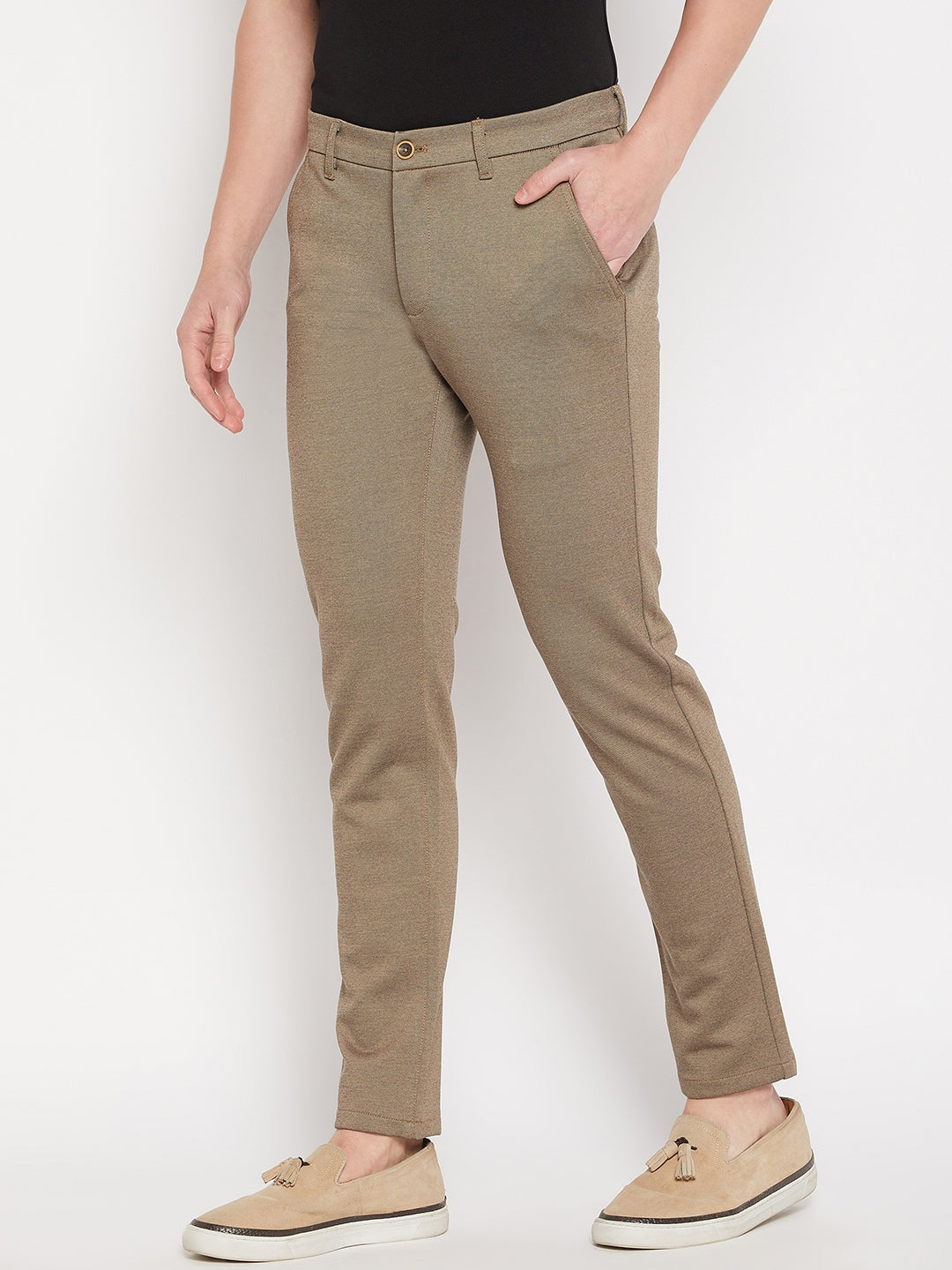 Camla Barcelona Camel Trouser For Men