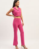 Madame Solid Hot Pink Co-Ord Set