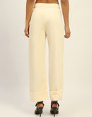 Madame Straight Leg Off White Trousers