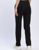 mSECRET Solid Black Track Bottom