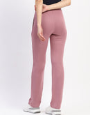 mSECRET Typography Drawstring Waist Pink Track Bottoms