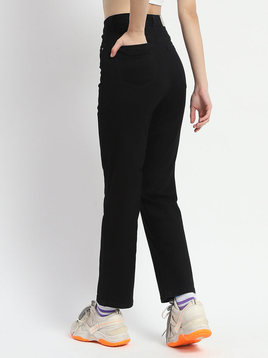 Madame Cotton Blend Black Jeans