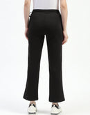 Madame Black Cotton Track Bottoms