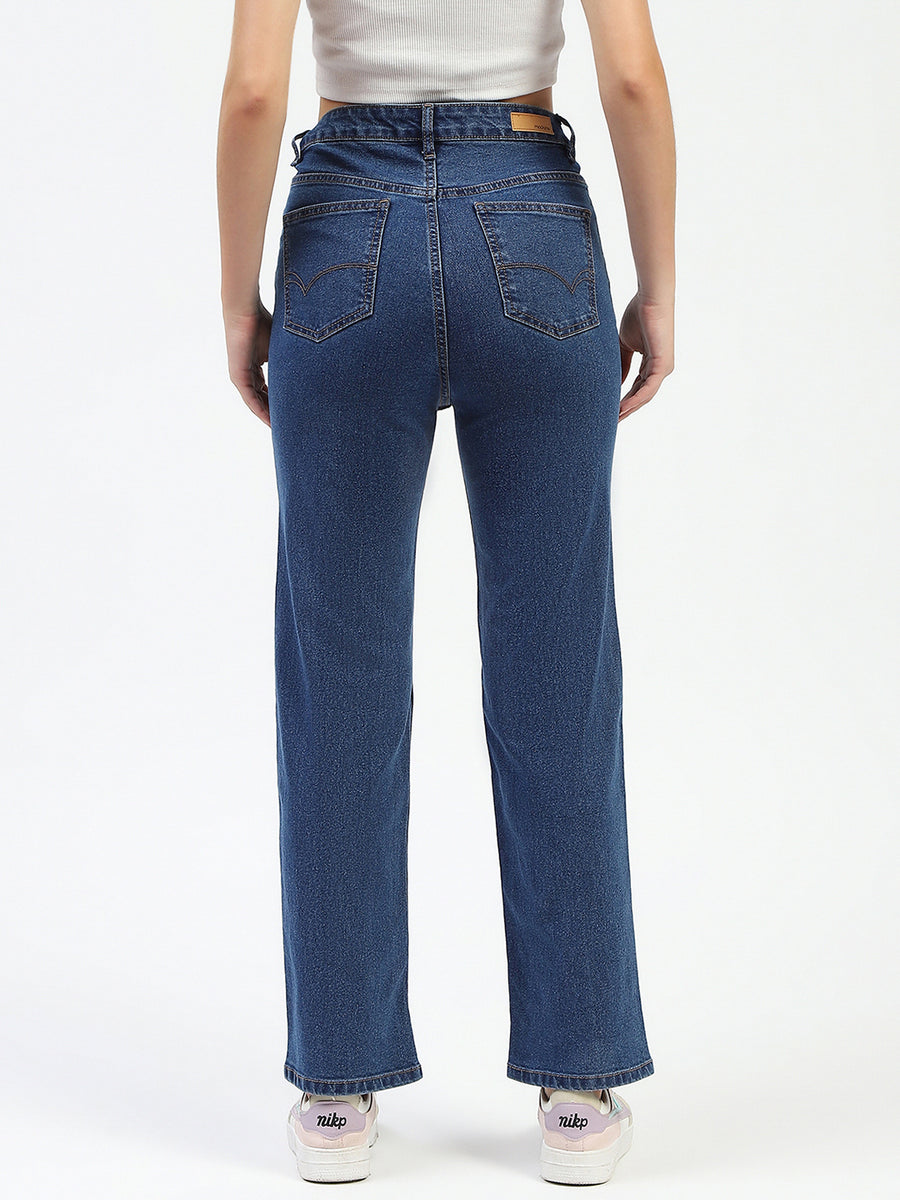 Madame Dark Wash Straight-Fit Jeans