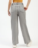 Madame Grey Wide-Leg Jeans