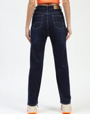 Madame Dark Blue Straight Fit Jeans