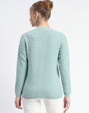 Madame Mint V-Neck Knit Cardigan