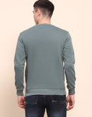 Camla Barcelona Cotton All Over Print Dusty Green Sweatshirt