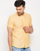 Camla Yellow Shirts For Men