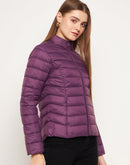 Madame Purple Puffer Jacket