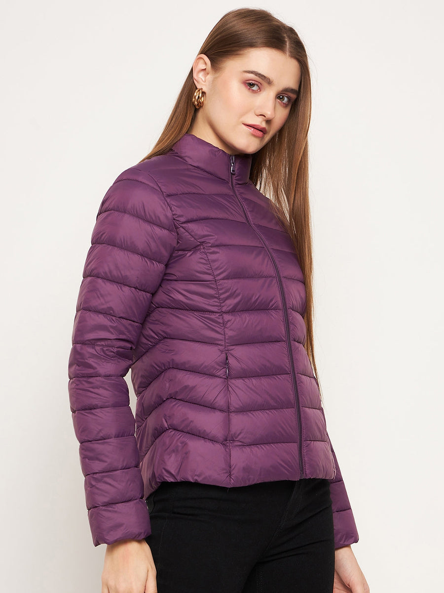 Madame Purple Puffer Jacket