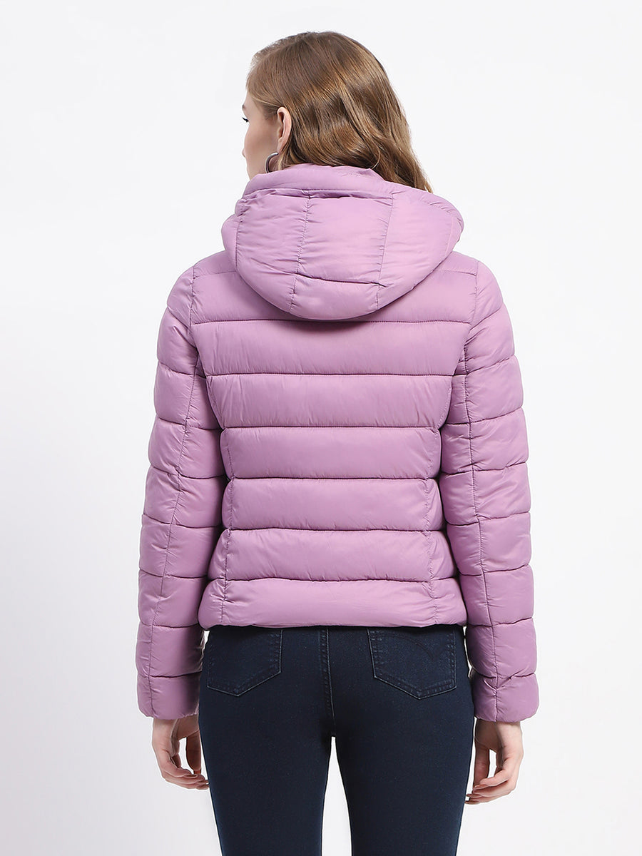 Madame Mauve Quilted Puffer Hood Jacket