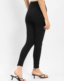 Madame Solid Black Jeggings