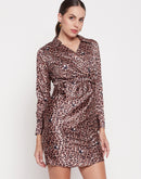 Madame Brown Disney Print Dress