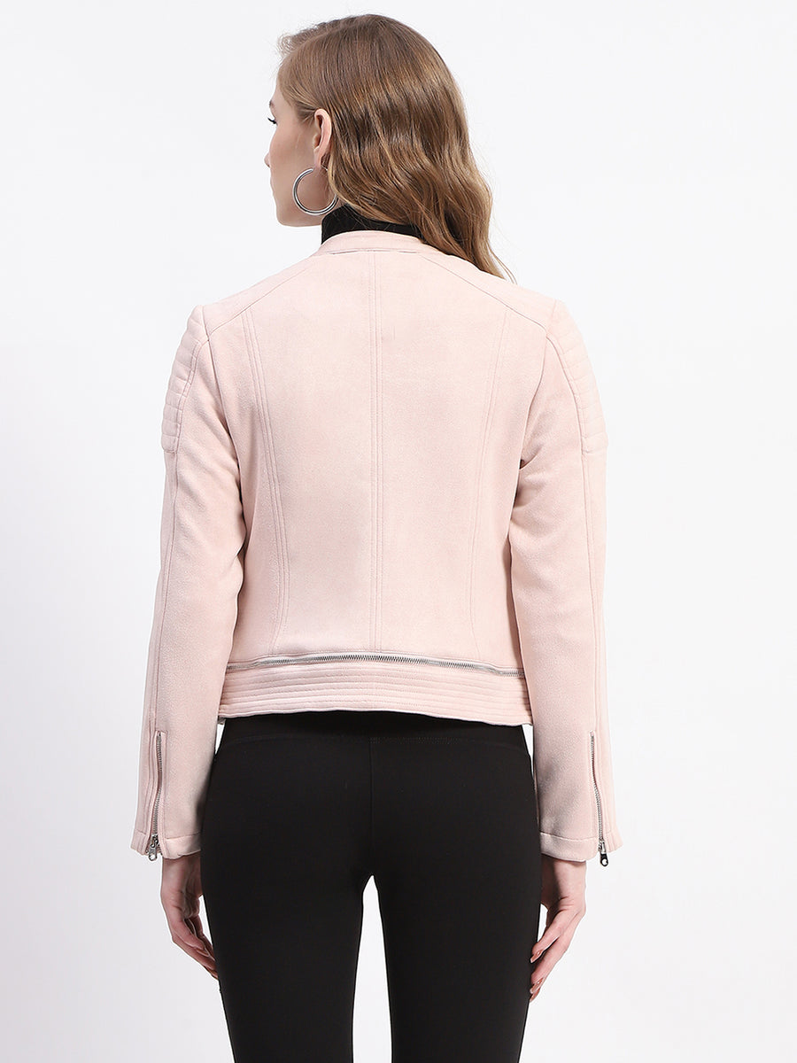 Madame Nude Faux Suede Biker Jacket