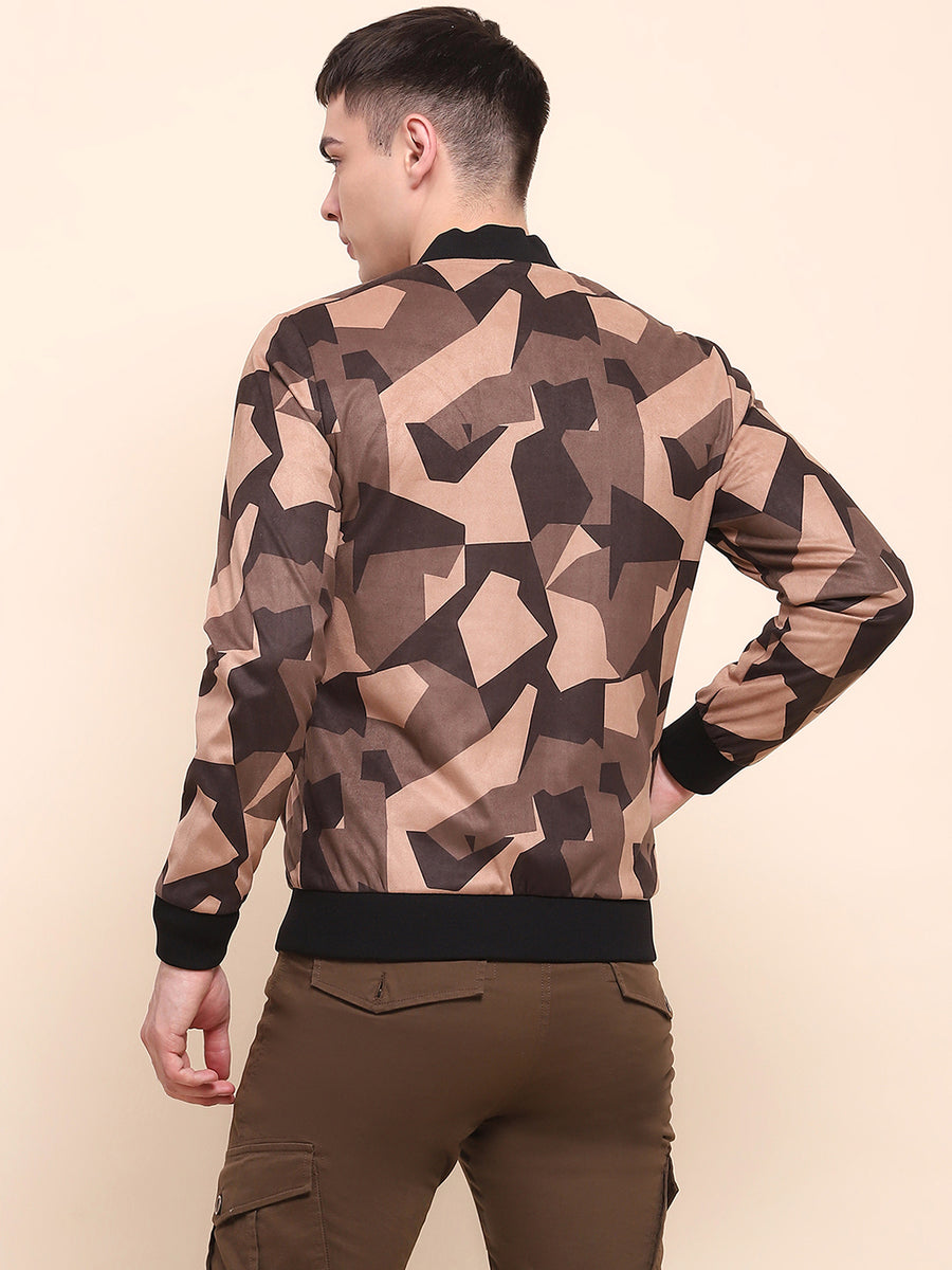 Camla Barcelona Camouflage Varsity Jacket