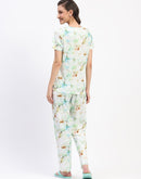 mSECRET Tie-Dye Mint Nightsuit Set