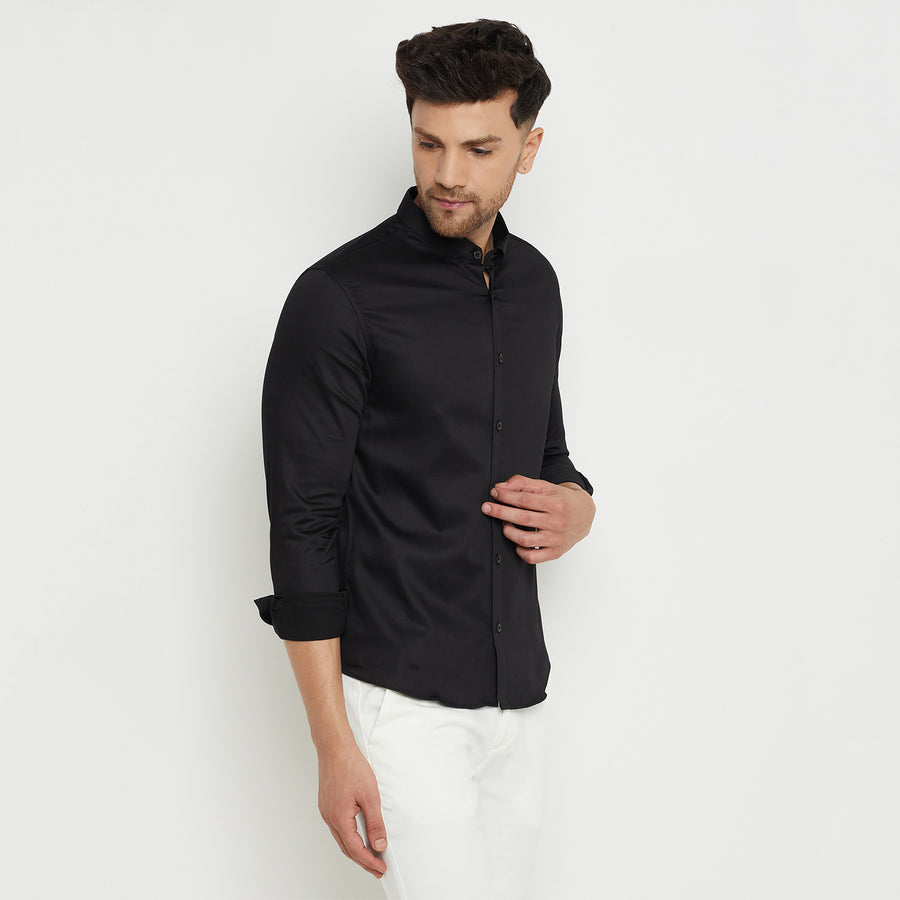 Camla Black Shirt For Men