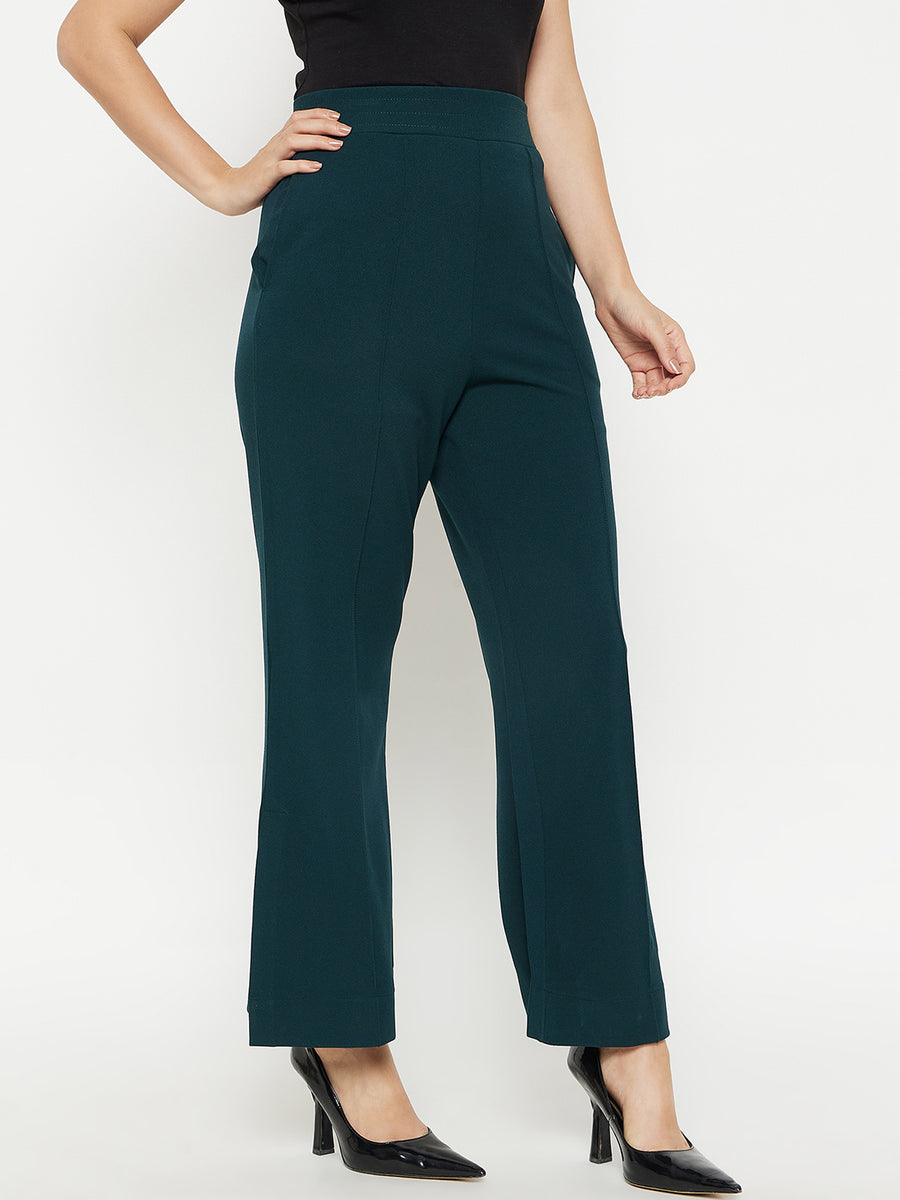 Madame Green Flared Trousers