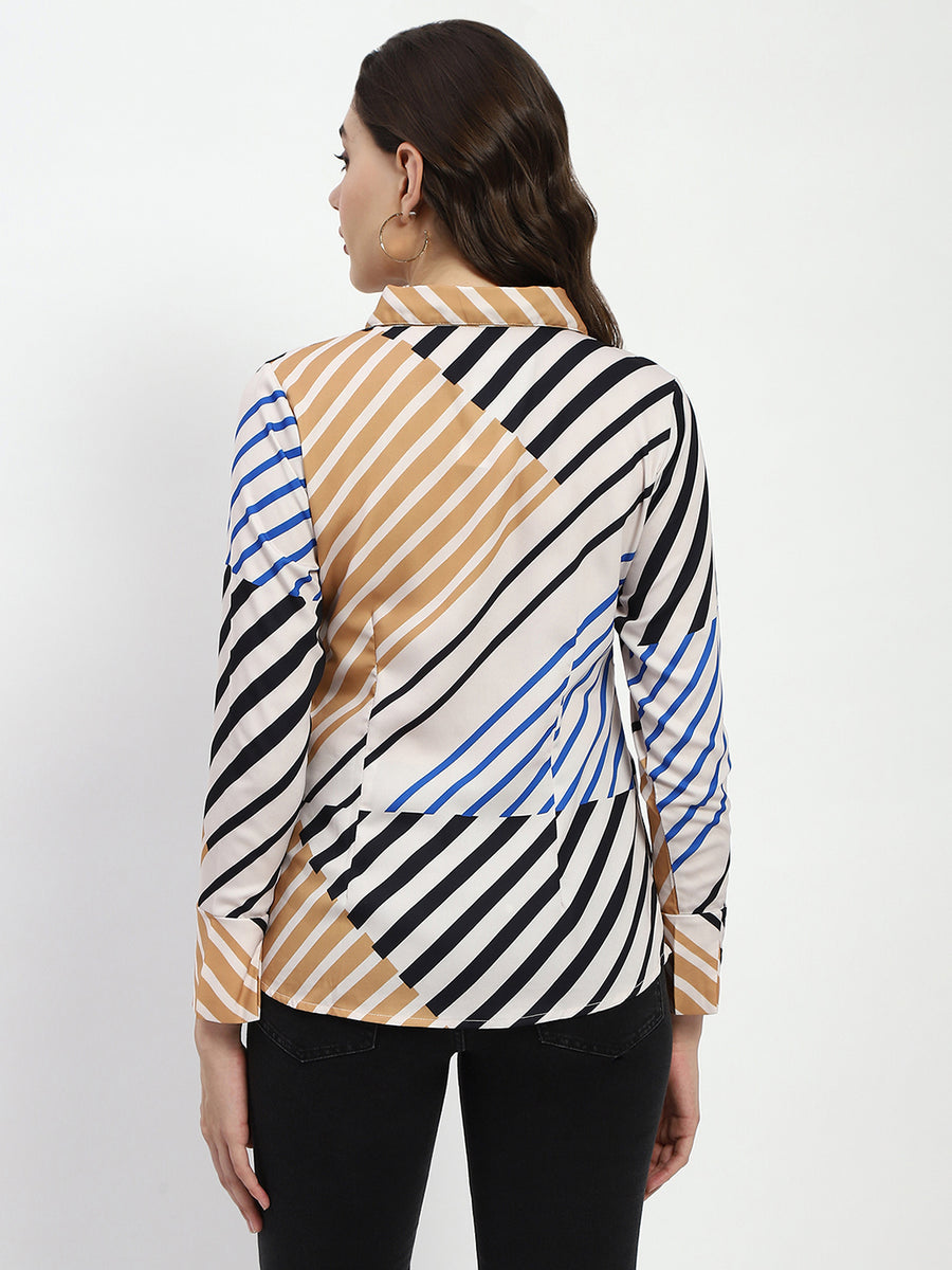 Madame Striped Off-White Shirt