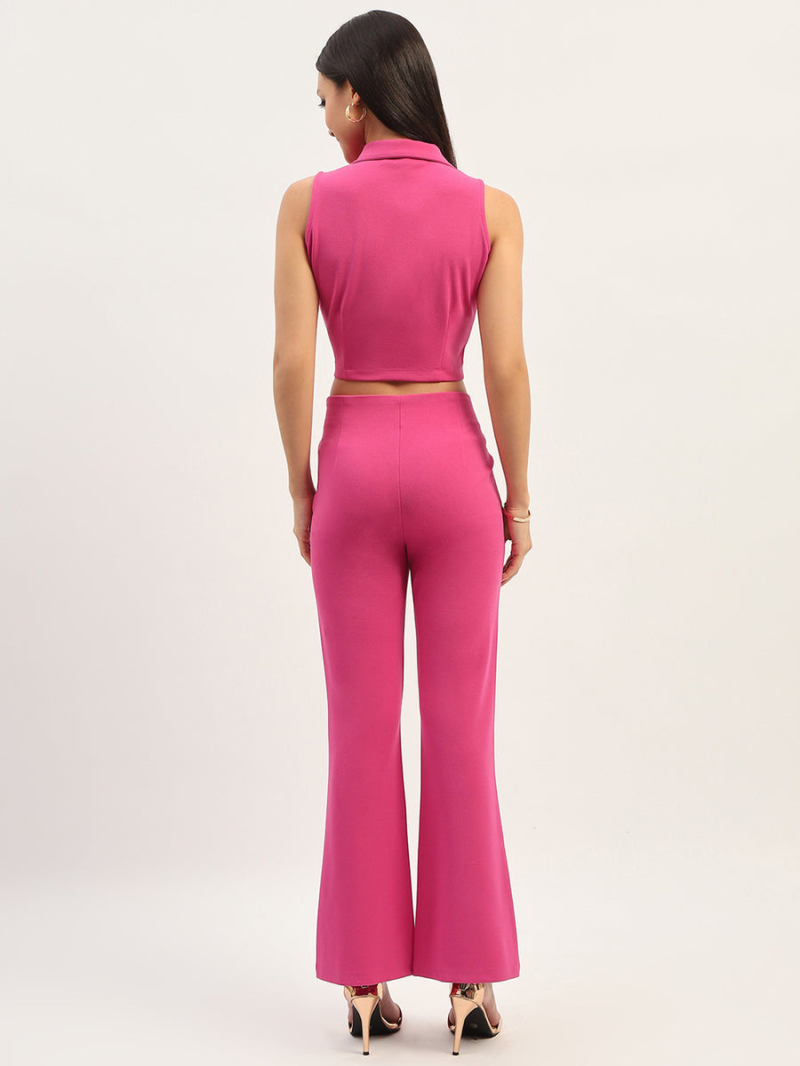 Madame Solid Hot Pink Co-Ord Set