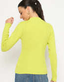 Madame Mock Neck Lemon Yellow Skeeve