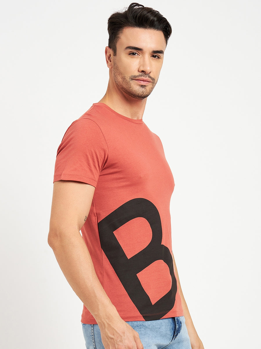 Camla Rust T- Shirt For Men