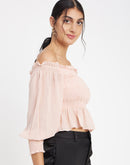 Camla Barcelona Peach Solid Top