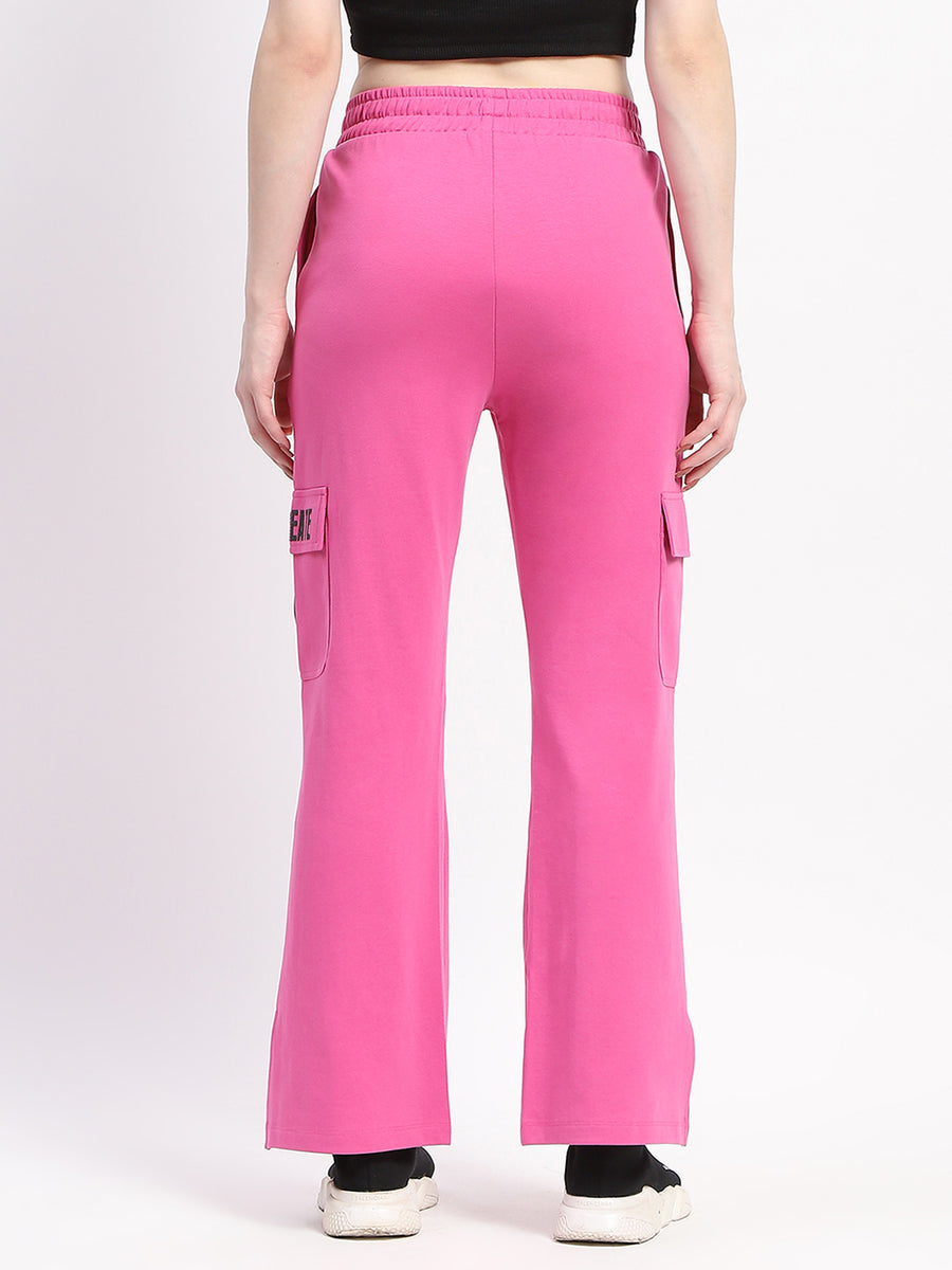 mSECRET Pink Wide-Leg Cotton Cargo Pants