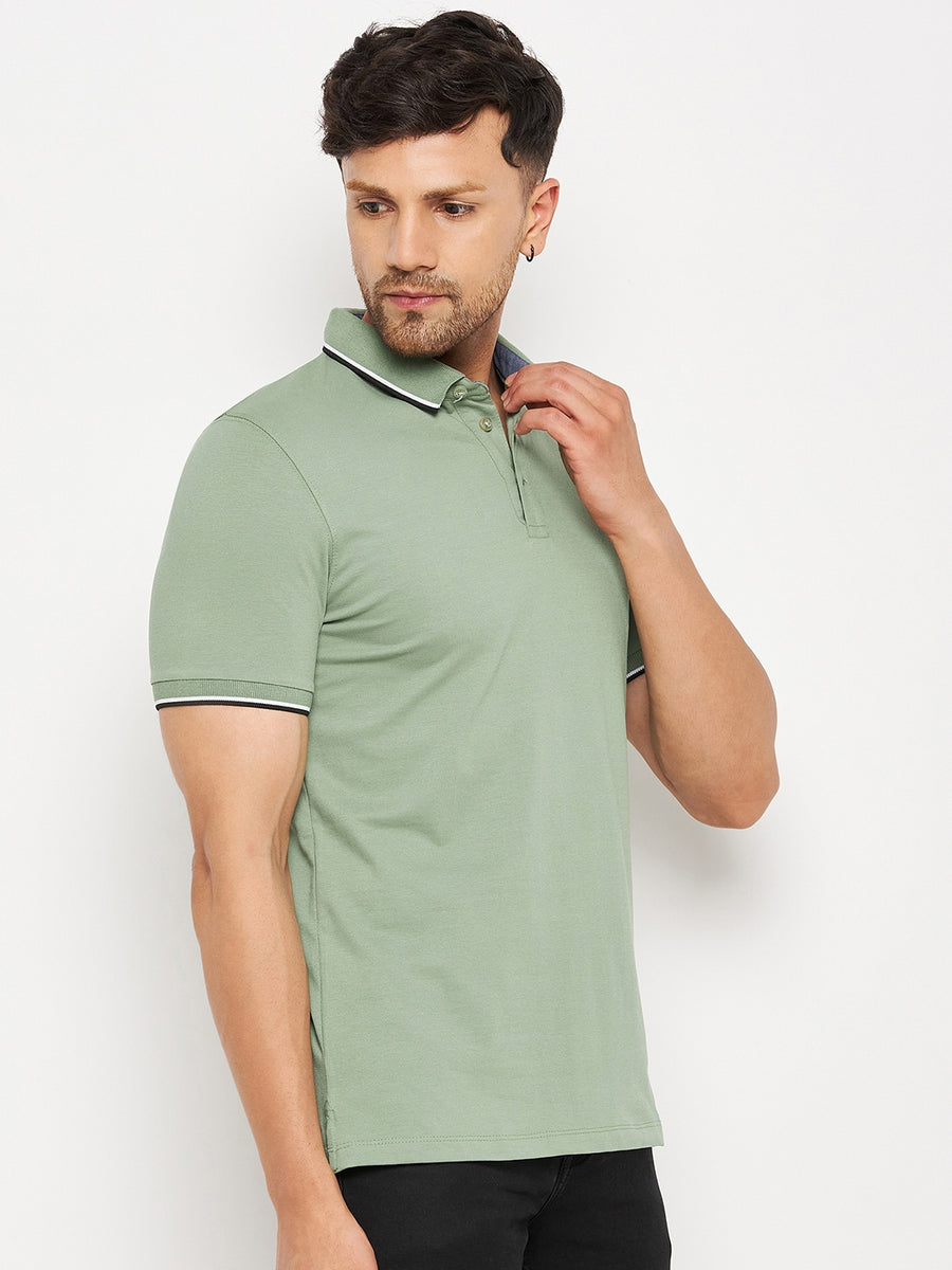 Camla Green T- Shirt For Men