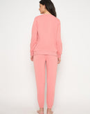 mSECRET Cotton Blend Pink Night Suit