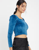 Madame Blue Corset Top, Buy SIZE XL Top Online for