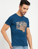 Camla Navy T- Shirt For Men