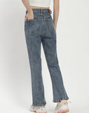 Madame Blue Whiskered Flared Jeans