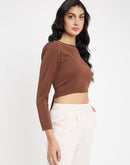 Madame Chocolate Crop Top