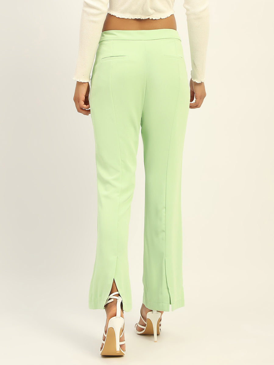 Madame Straight Leg Green Trousers