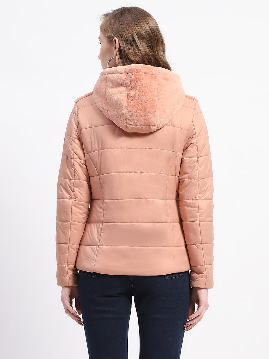 Madame Dual-Textured Rust Puffer Jacket