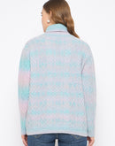 Madame Striped Multicolor Turtleneck Sweater