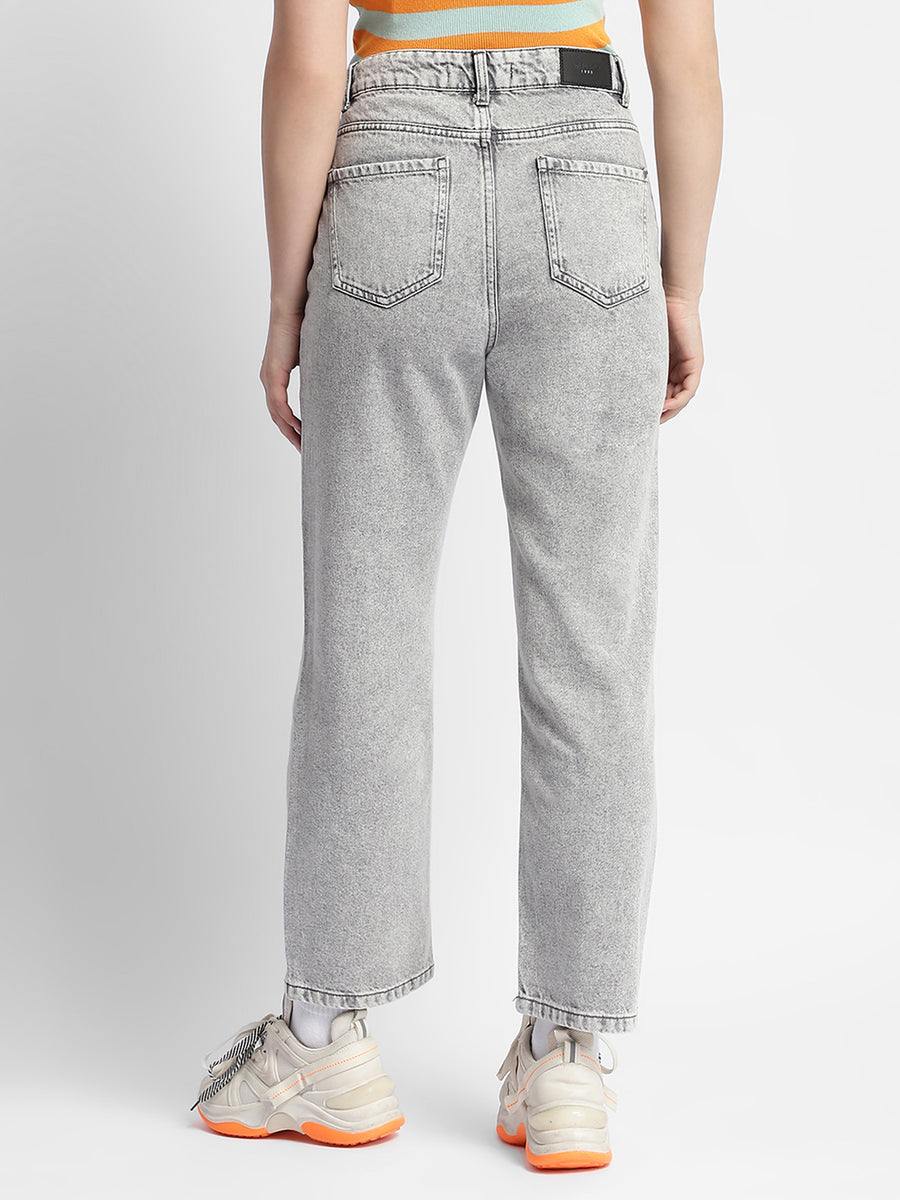 Madame Grey Straight Fit Jeans